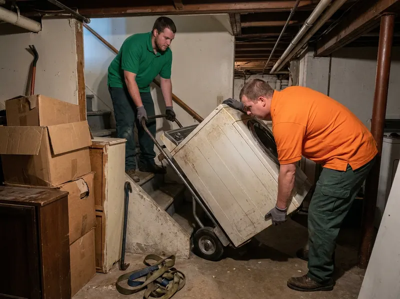 Basement Cleanout Trash Hauling in Columbus, OH