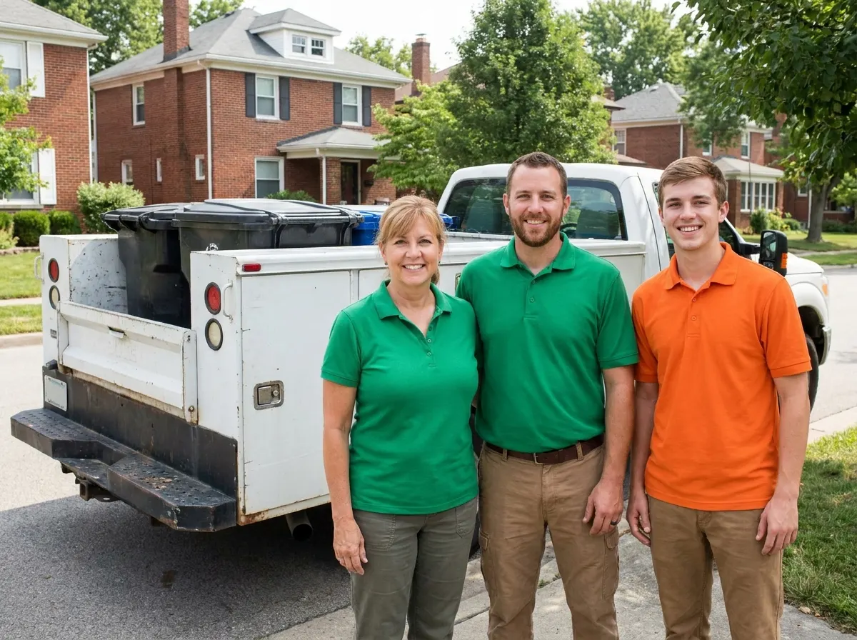 The Pine Valley Dumpster Rental team — garbage collection service in Columbus, OH